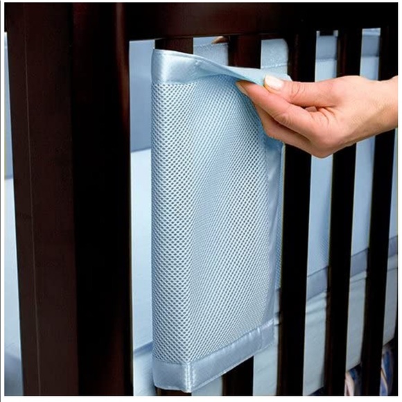 {Breathable Baby} Mesh Crib Liner - Picture 3 of 6